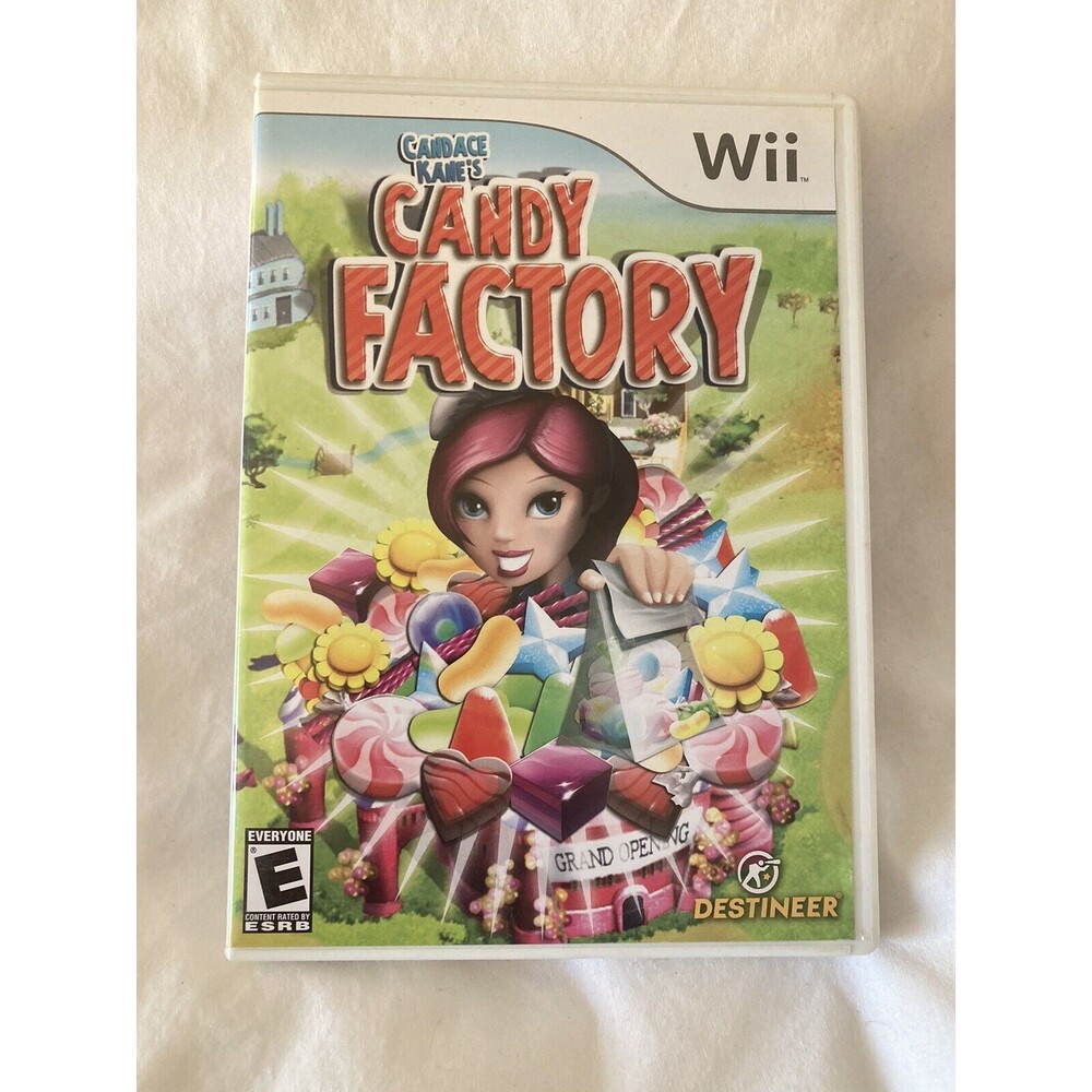 Nintendo Wii Video Game Candace Kane's Candy Factory Complete With Manual
